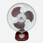 DEFENDER KN-2912 Rechargeable Fan 12-inch, AC/DC support, solar charging, 90° rotation, and up-down adjustment.