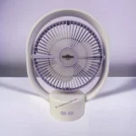 OneStar OS 2910 Rechargeable Mini Fan - Foldable 6-inch Desk Fan with LED Light and USB Type-C Charging, Pink, Purple, and Dark-Green Color Options