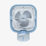 OneStar OS 2911 Rechargeable Mini Fan - Foldable Desk Fan with LED Light and USB Type-C Charging Sky-Blue Color