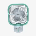 OneStar OS 2911 Rechargeable Mini Fan - Foldable Desk Fan with LED Light and USB Type-C Charging Mint-Green Color