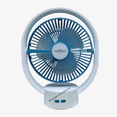 OneStar OS 2910 Rechargeable Mini Fan - Foldable Desk Fan with LED Light and USB Type-C Charging Dark-green Color