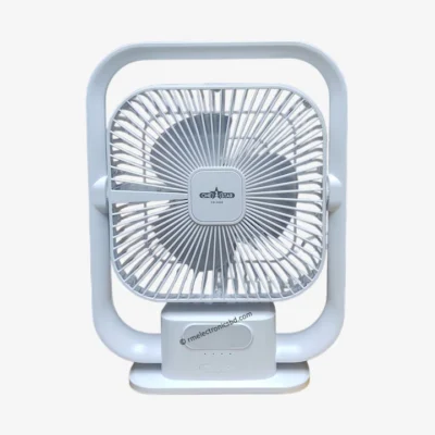 OneStar OS 2908 Rechargeable Mini Fan - Foldable Desk Fan with LED Light and USB Type-C Charging white Color