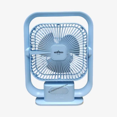 OneStar OS 2908 Rechargeable Mini Fan - Foldable Desk Fan with LED Light and USB Type-C Charging sky-blue Color