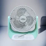 OneStar OS 2904 Rechargeable Mini Fan with 2400mAh Double Battery – Pink, Mint-Green, and Sky-Blue