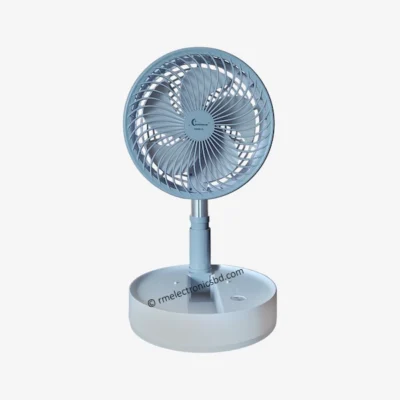 Supermoon SM 6615 Rechargeable Mini Fan with 3600mAh Battery, Folding Stand, and USB Type-C Charging