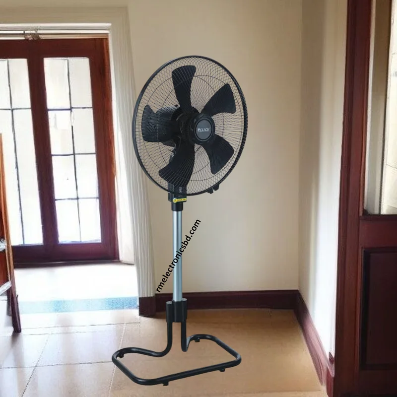 Click Industrial Stand Fan 18 inch – Heavy Duty Metal Body with Copper Coil Motor