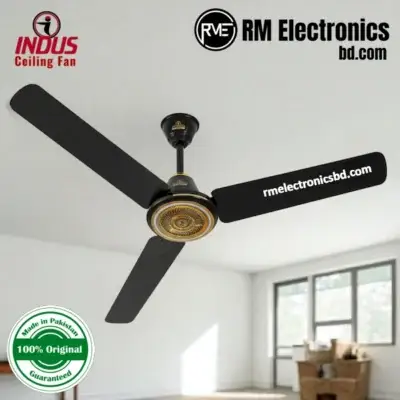 indus vip ceiling fan 56 inch black