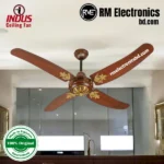 Indus Antique Ceiling Fan 56 inch 4 blade wood dark finish