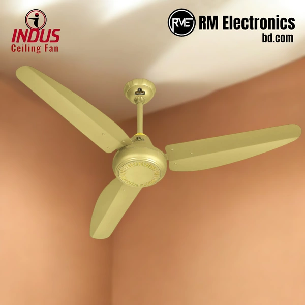 Indus Sparkle Ceiling Fan Golden 56 Inch Indus Sparkle Ceiling Fan Golden 56 Inch